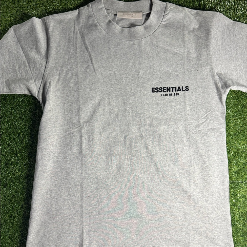 Essentials Light Gray Short Sleeve Tees
